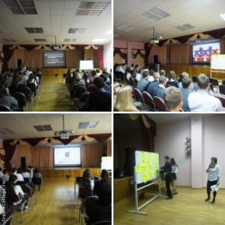 1 декабря в актовом зале школы для старшеклассников прошел Единый урок