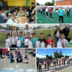 В школе начал работу летний лагерь!