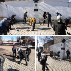 С 12 марта в Скопине начался месячник по санитарной очистке и благоустройству города.