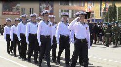 Поздравляем сводный отряд нашей школы,